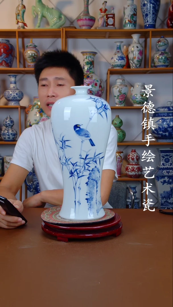 现代景德镇手工手绘陶瓷摆件24