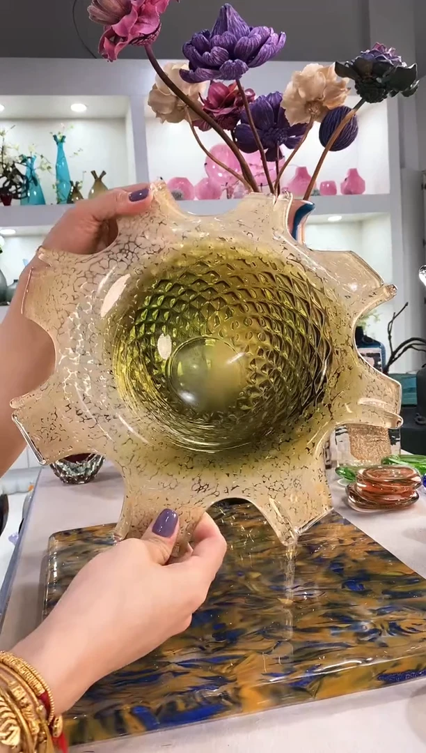 慕忆家手作琉璃花瓶