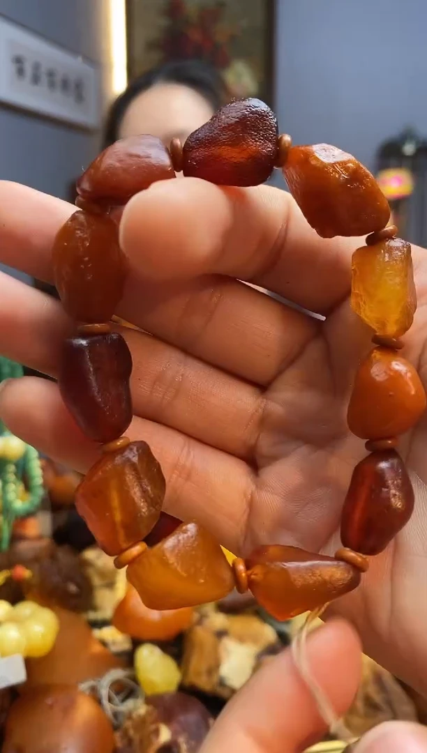手串琥珀未镶嵌手串
