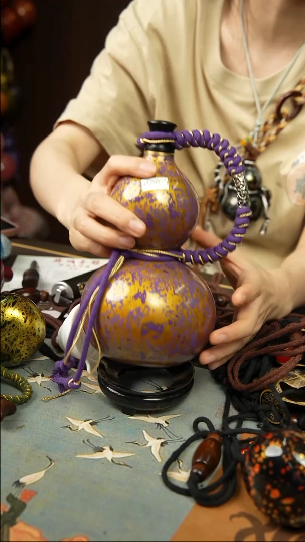 108号500ml左右非遗大漆酒葫芦