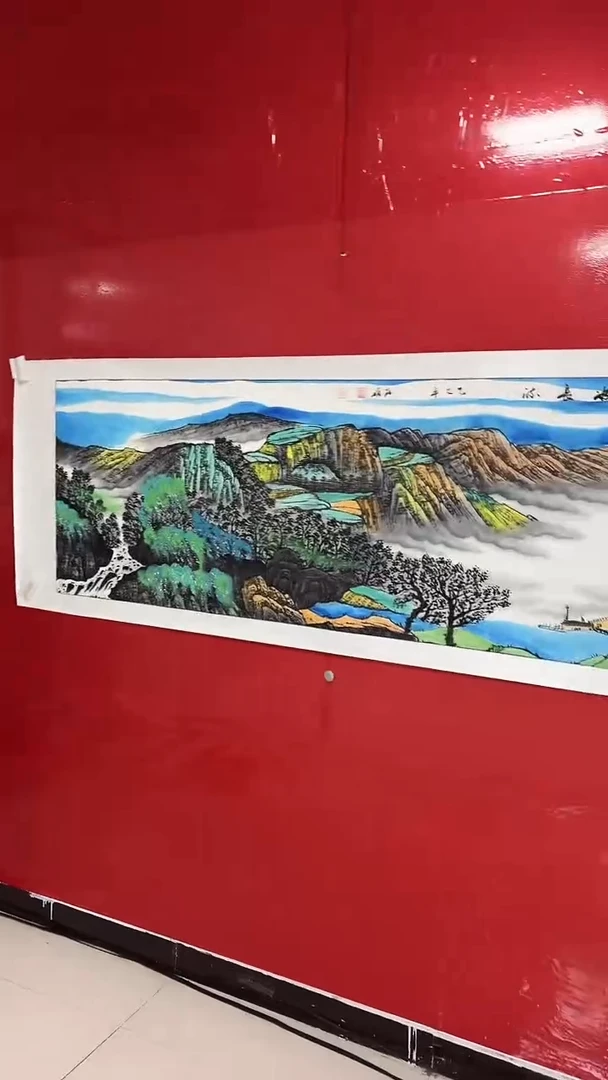 国画陈丽娟-六尺-山水