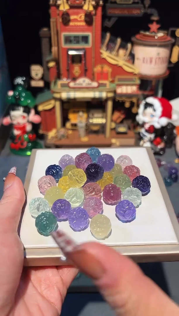 【闪购商品】萤石花球5颗未镶嵌多样性发其一（不备注颜色）