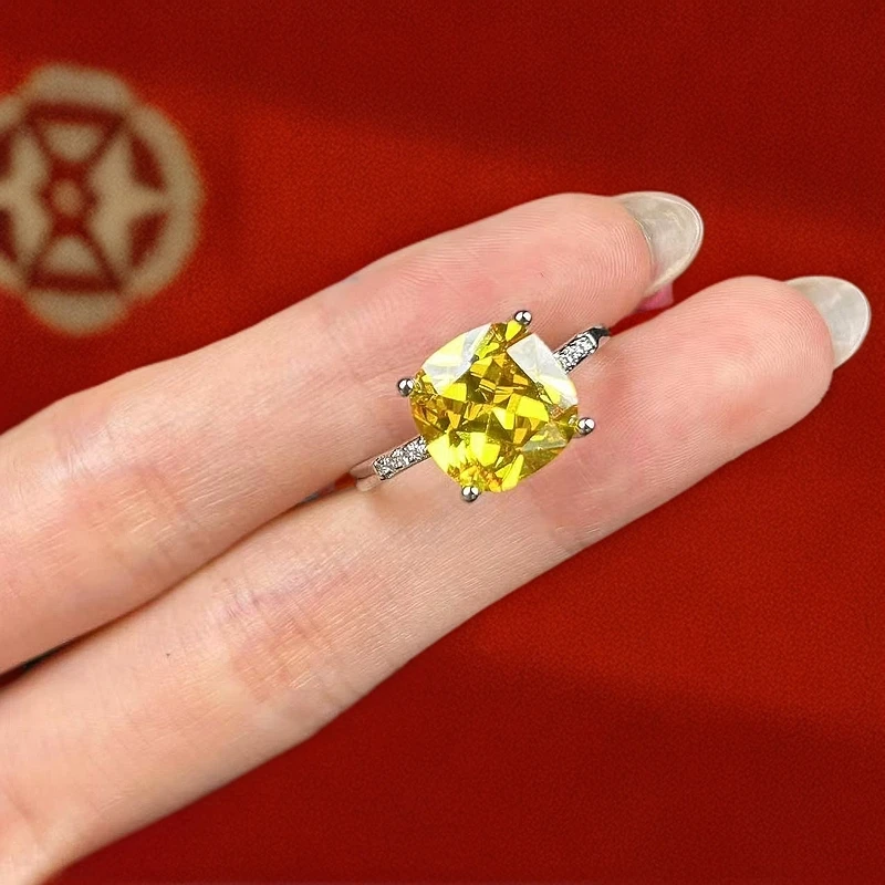 意大利GD-奢华气质轻奢梦幻彩色戒指730