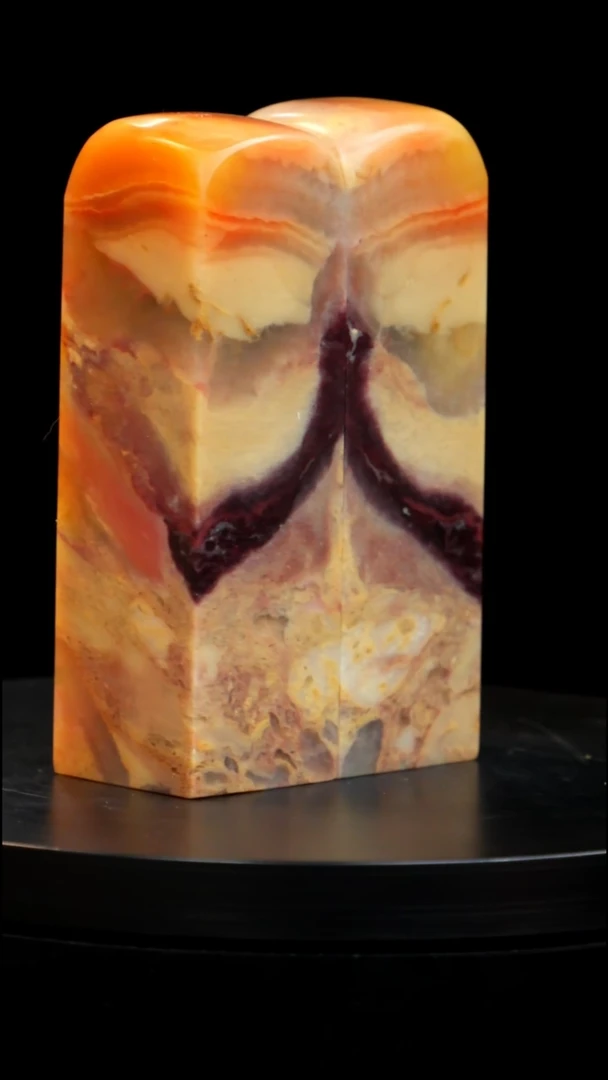 昌化石紫色对章稀少品种