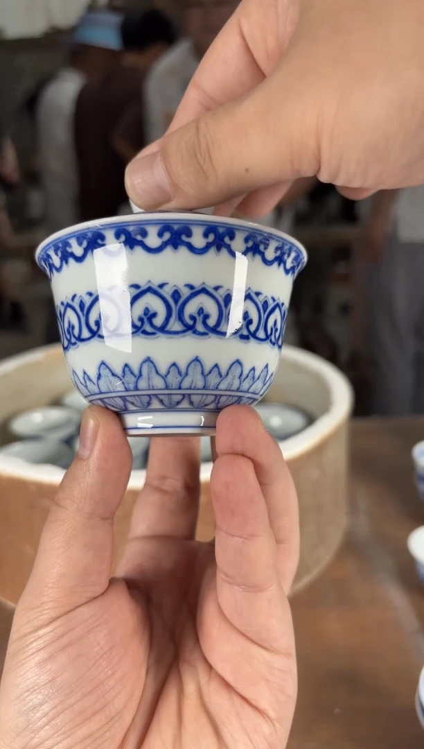 杯看山柴窑青花看山柴窑青花