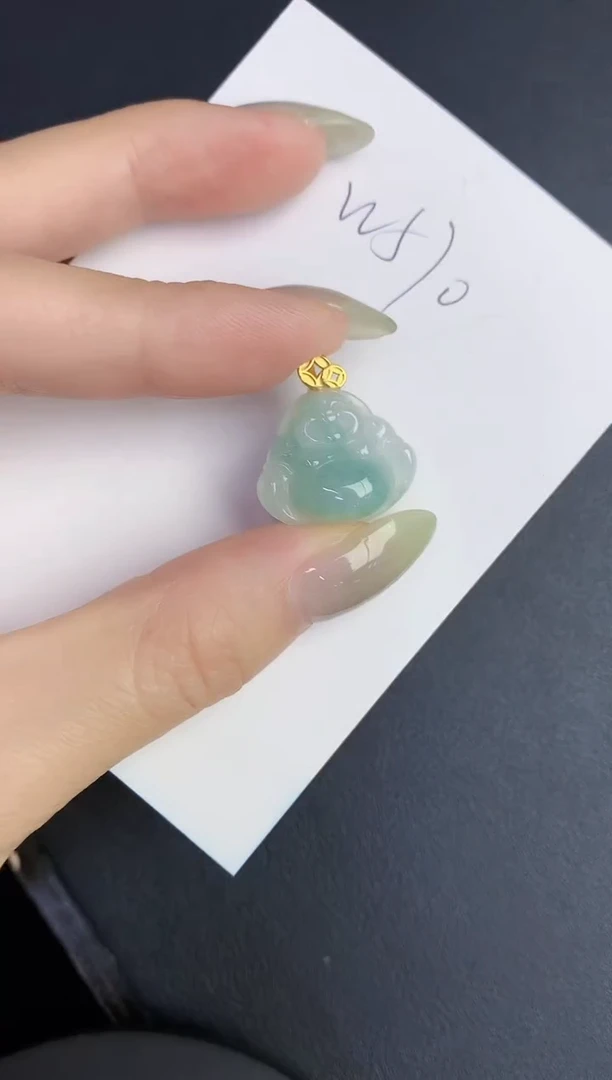 翡翠未镶嵌颈饰缅甸天然翡翠A货