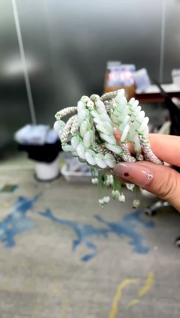 未镶嵌手绳翡翠五福临门手绳多样性发货发一件