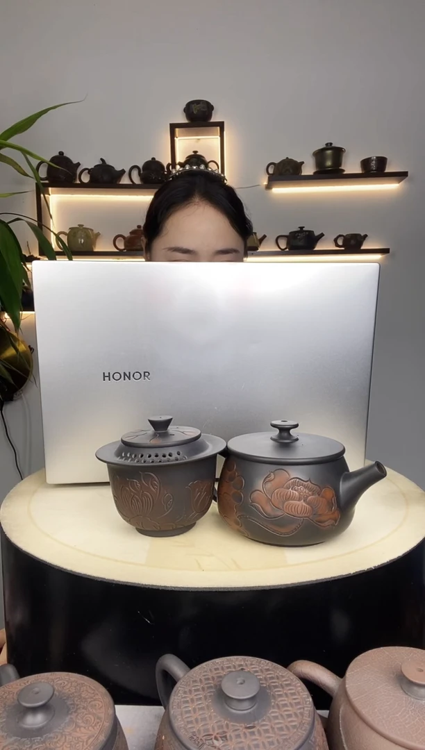 哒**哒荷花350cc壶+300荷花手抓