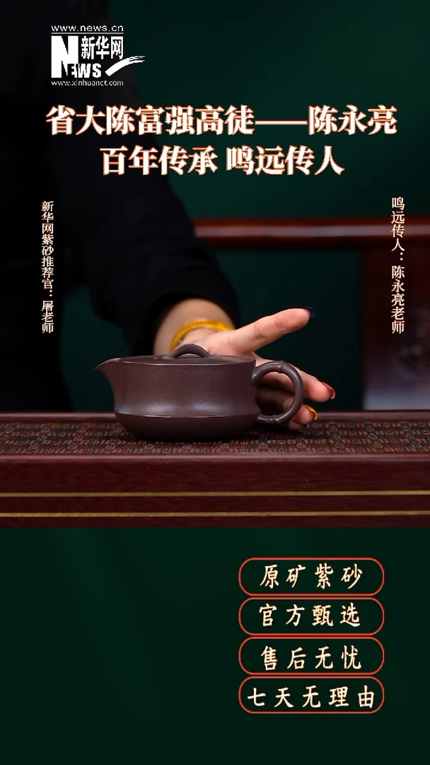 茶壶紫砂53陈永亮天青