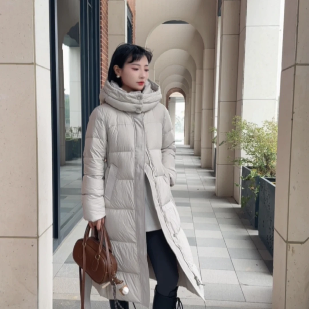 2024冬季新款迪加十奥时尚气质百搭休闲简约风90鹅绒服HN8912