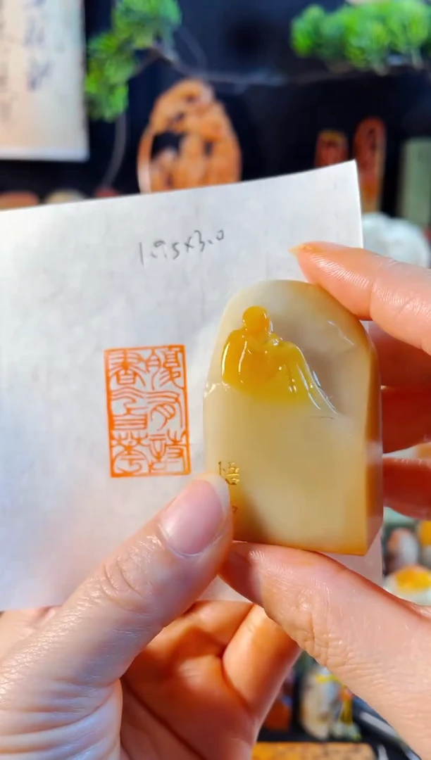 寿山石印石手工篆刻《腹有诗书气自华》