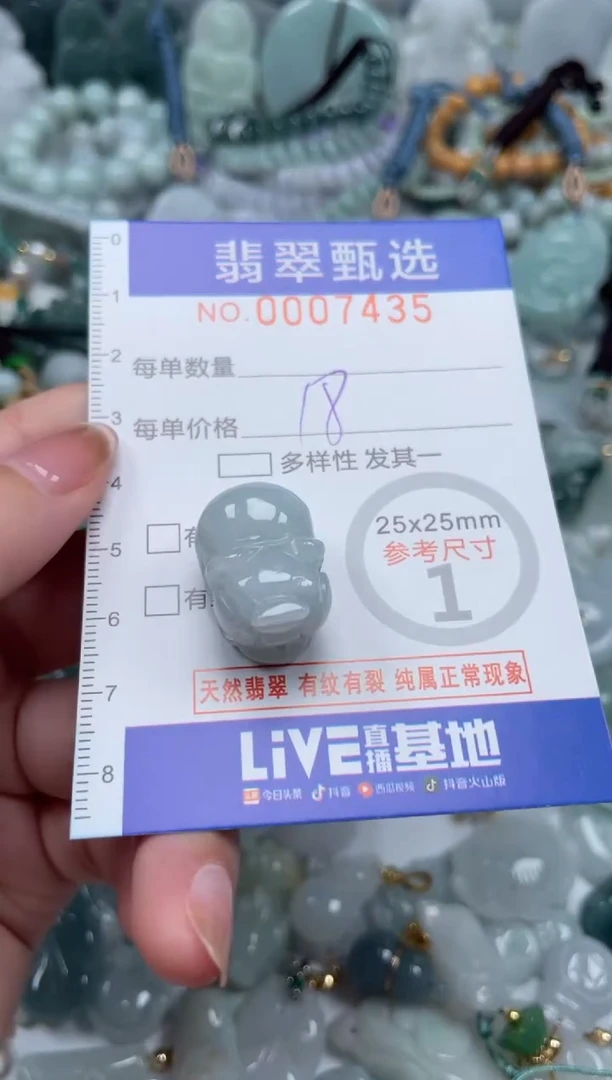 翡翠未镶嵌颈饰00..7435