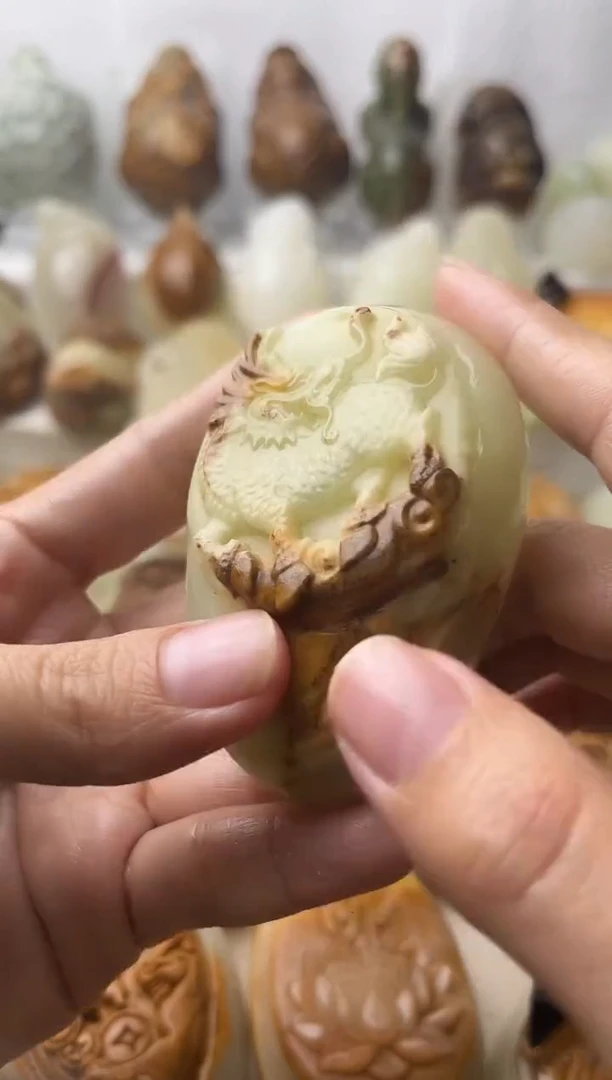 石材方解石棉纹正常不退换麒麟微瑕
