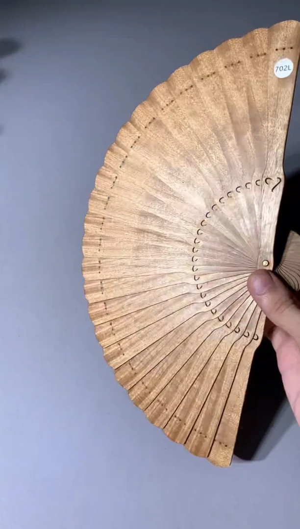 金丝楠702号18cm金丝楠木小叶桢楠扇子