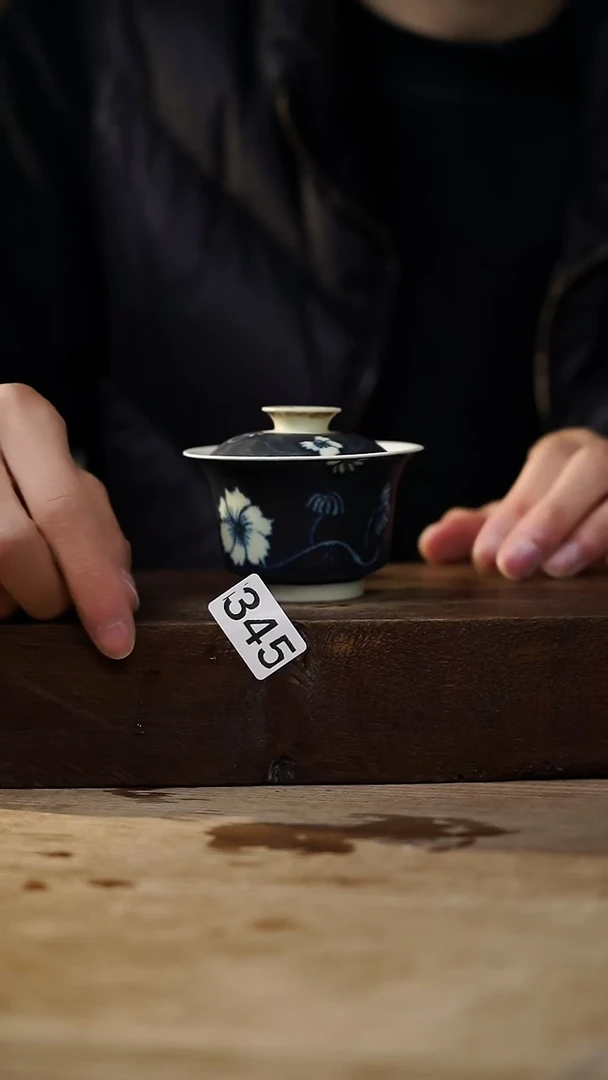 瓷片设计师手作！！！落单设计师福利！！盖碗