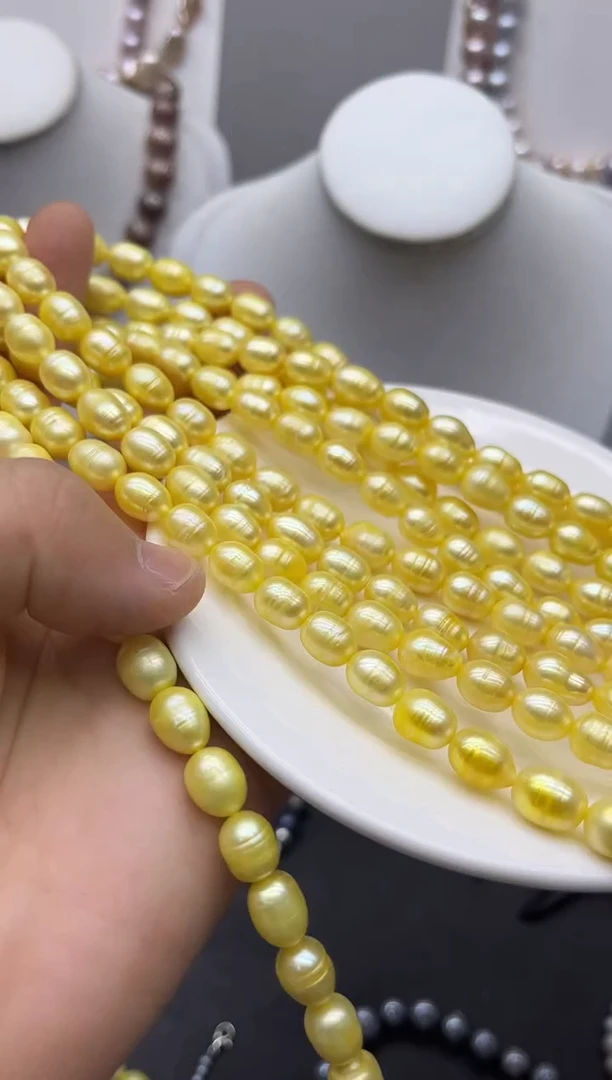 淡水珍珠钛钢颈饰1