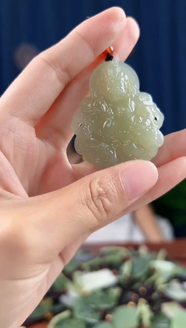 未镶嵌和田玉挂件拍一发一，