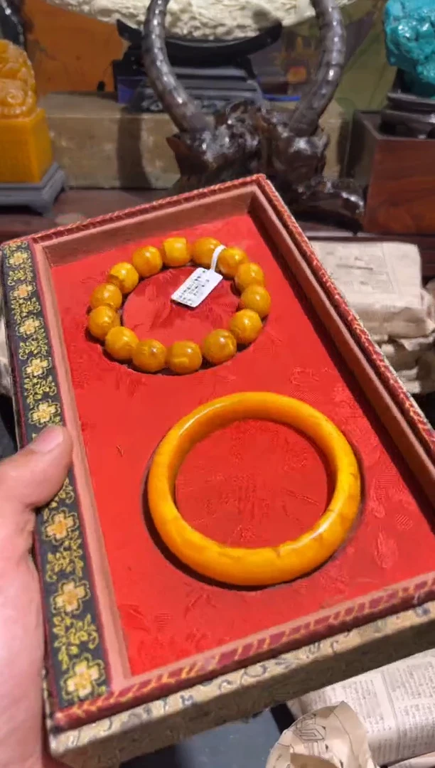 【闪购商品】蜜蜡手串未镶嵌74庞庞庞庞庞庞庞庞一套