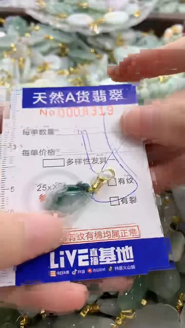 颈饰未镶嵌翡翠纯天然a货翡翠