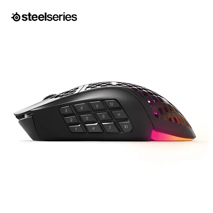 赛睿 Aerox 9洞洞鼠无线游戏电竞鼠标三模 IP54防护 轻量化哑光面