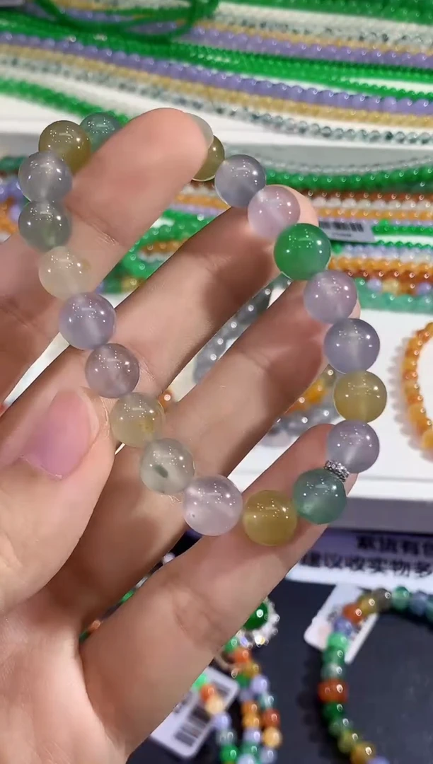 未镶嵌手串翡翠猫***林C296