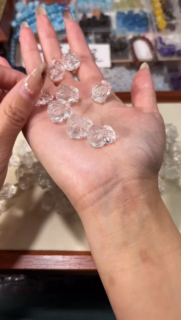 【闪购商品】水晶手串未镶嵌白水晶叭叭狐一宽卡12