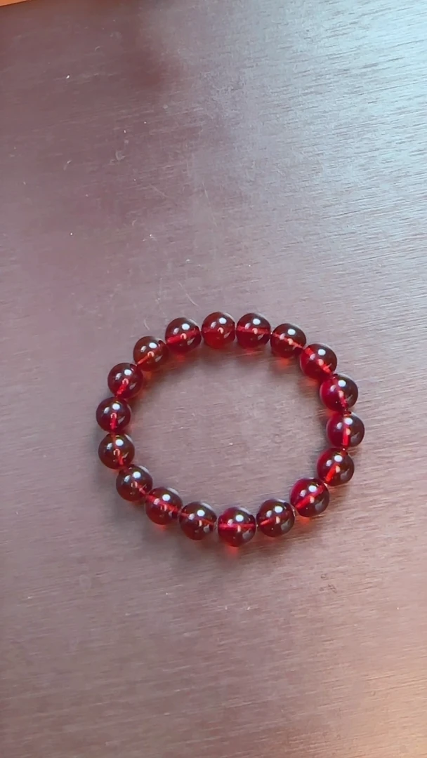 未镶嵌琥珀手链血珀手串11mm