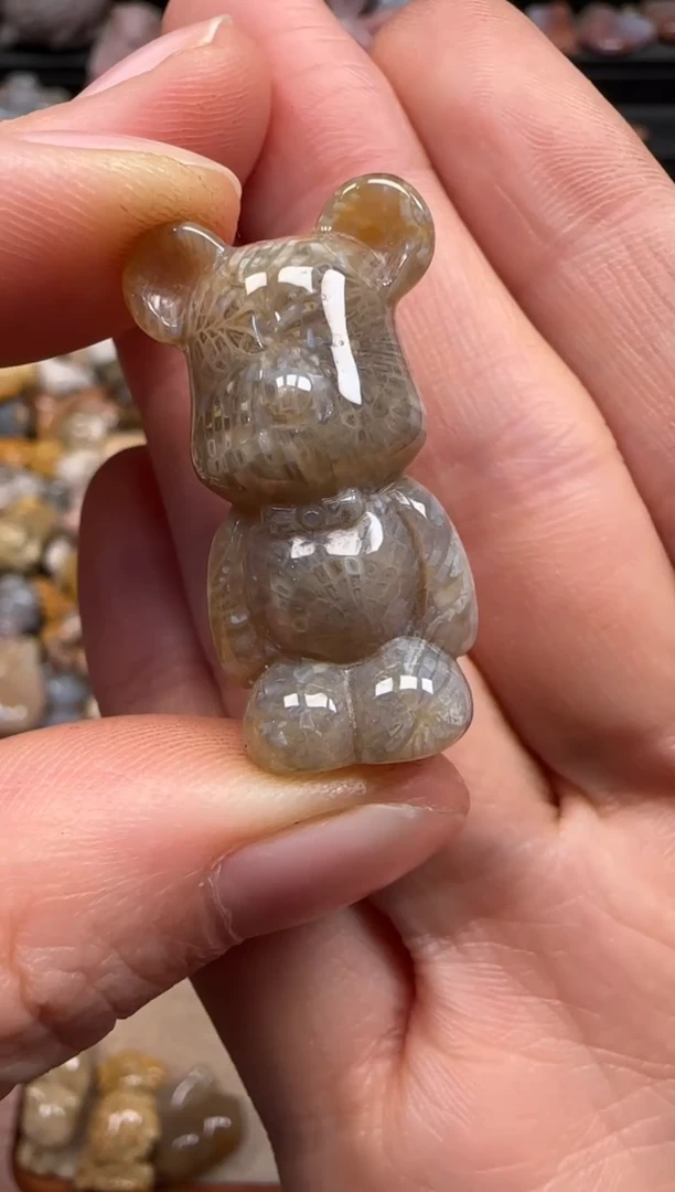 【闪购商品】硅化珊瑚（珊瑚玉）颈饰未镶嵌017