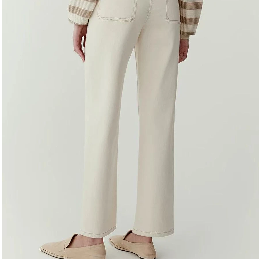 【行走的时尚】小禾土壤小脚牛仔裤