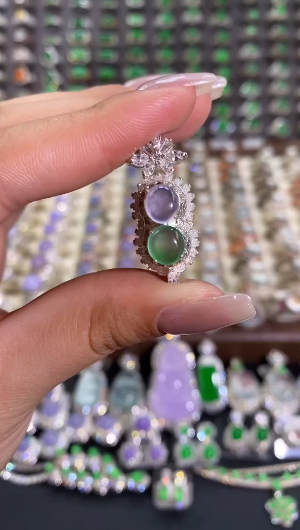 未镶嵌戒指翡翠天然缅甸A货翡翠未镶嵌 粉丝福利