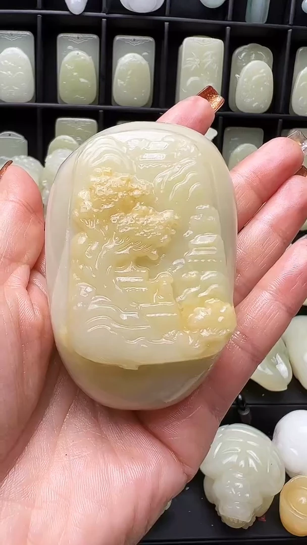 石材奇石，手把件