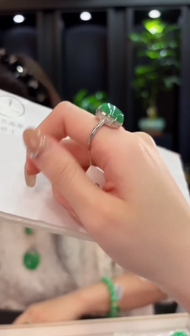 未镶嵌戒指翡翠 缅料A货/支持复检/一件