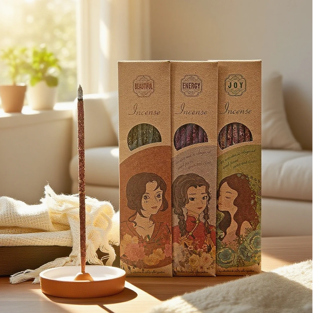 现货阿根廷手工天然线香薰棒卧室持久线香送男女朋友的檀香沉香