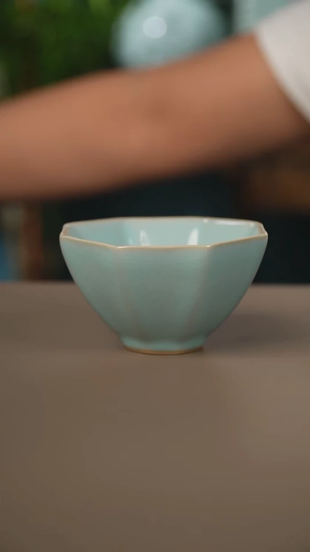 赵家窑八方杯微暇
