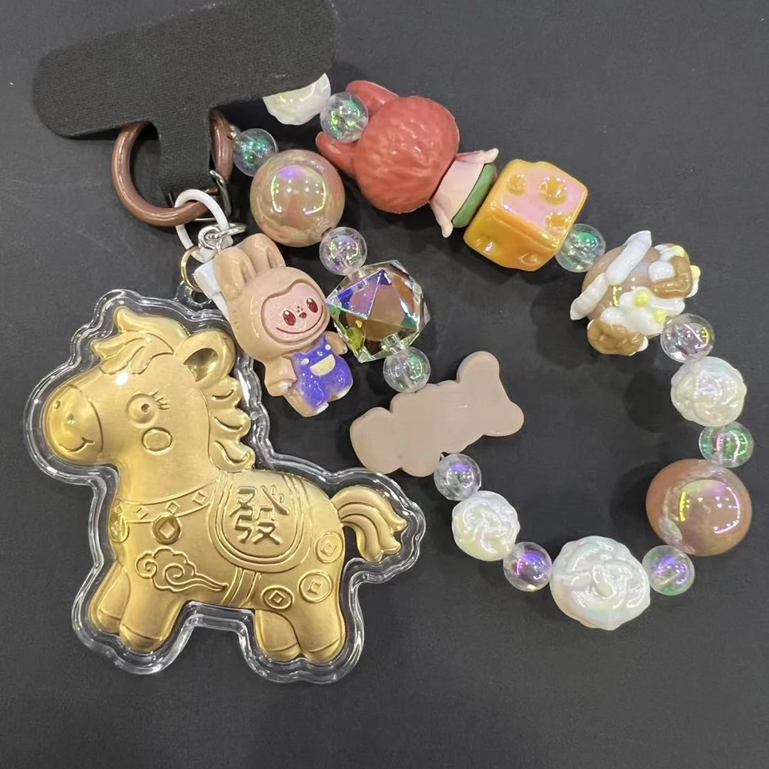 含金工艺品【宝哥专享】马上有钱手机挂包包挂