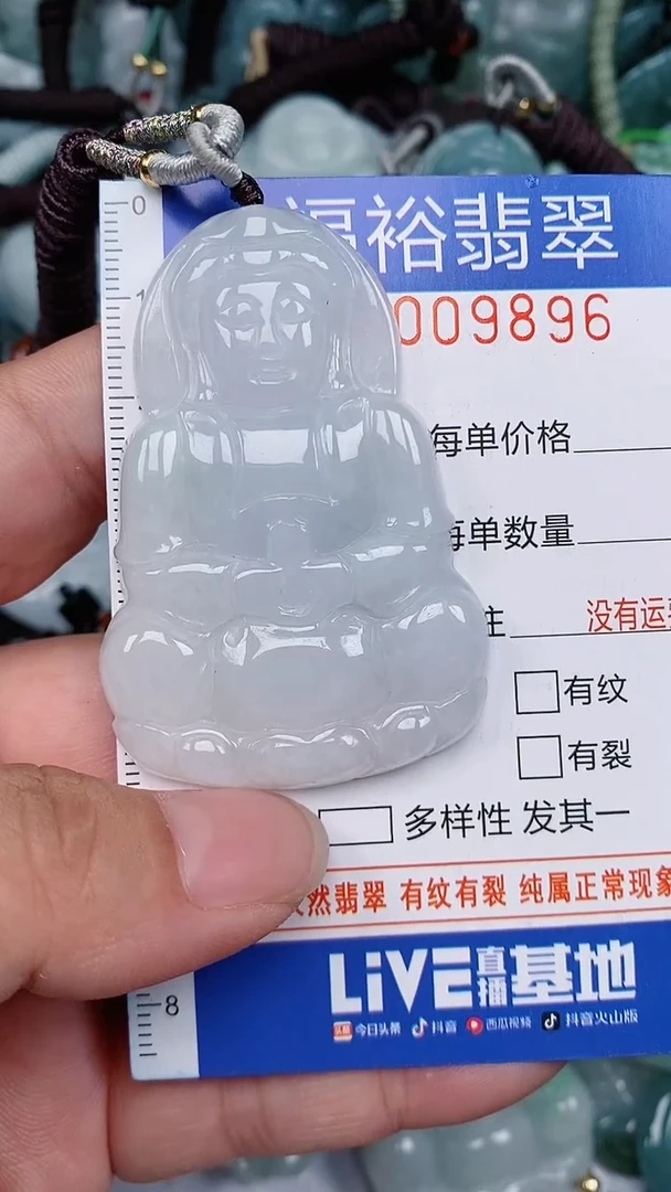 翡翠未镶嵌颈饰...0009896