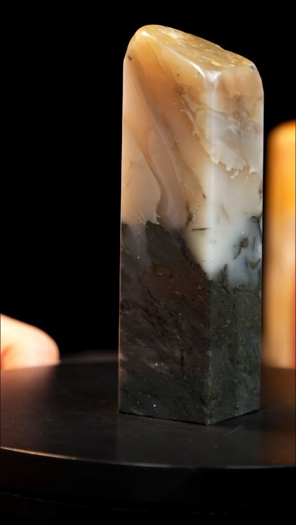 昌化石水墨冻印章印章印章