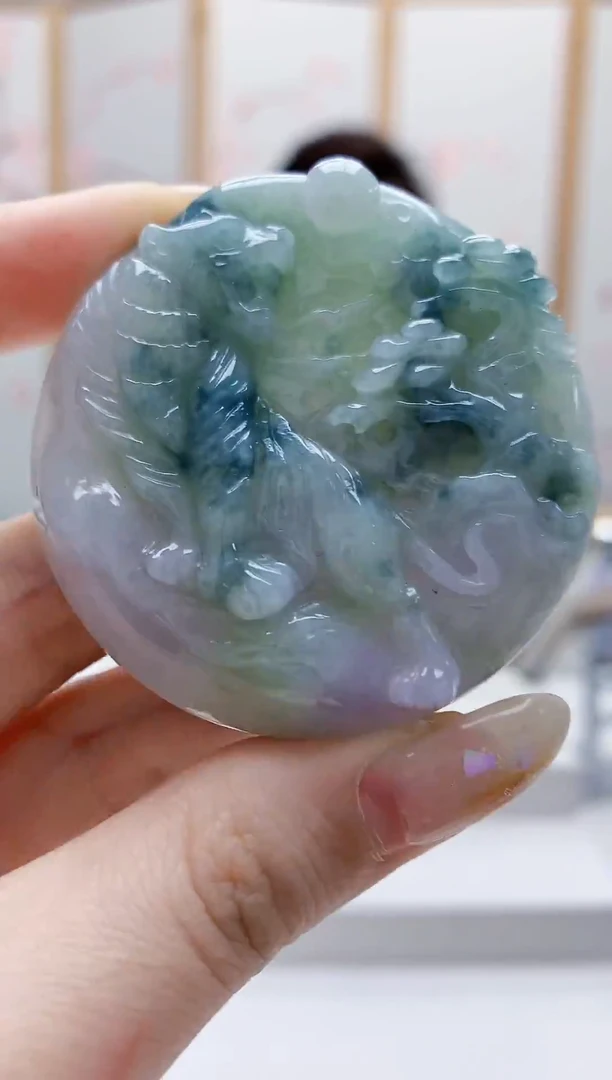 未镶嵌定制翡翠5160jw-毛货挂件57