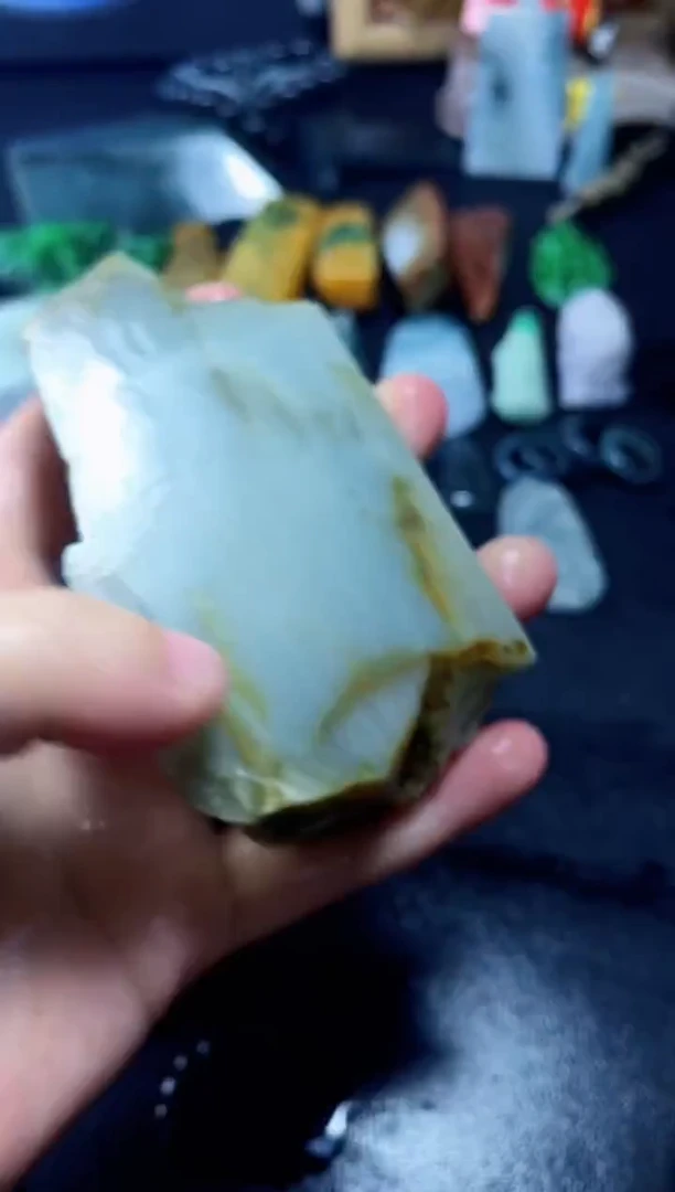 翡翠未镶嵌颈饰015天然翡翠