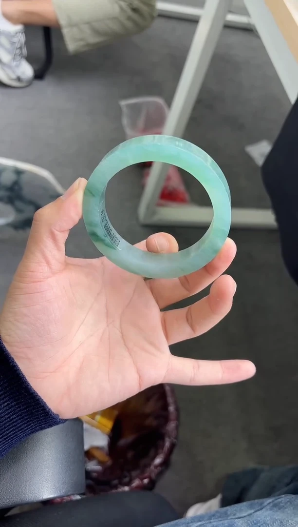 未镶嵌手镯定制翡翠毛*手镯