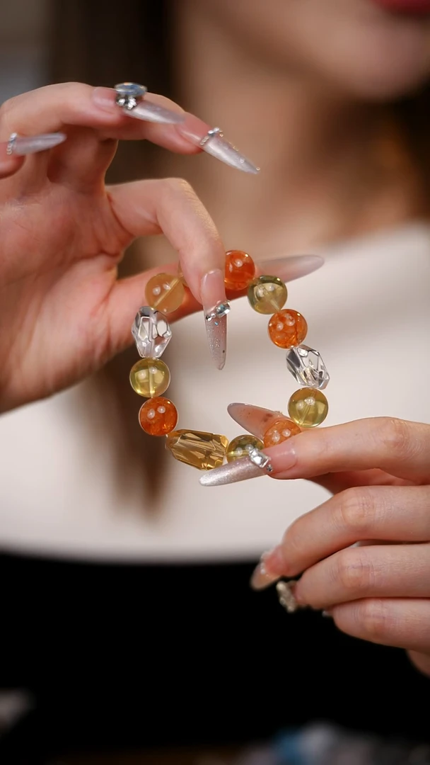 未镶嵌手串水晶白水晶 黄水晶