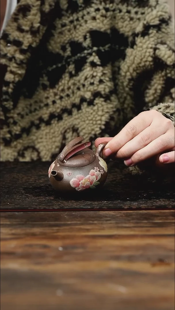 茶杯紫砂40号紫砂柴烧