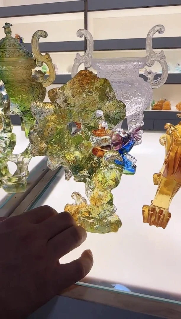 手工艺品琉璃太湖石