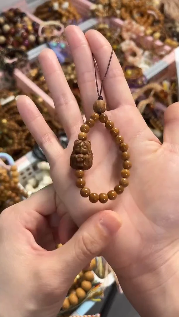 手串库克圆珠6mm搭配小凤九手机链