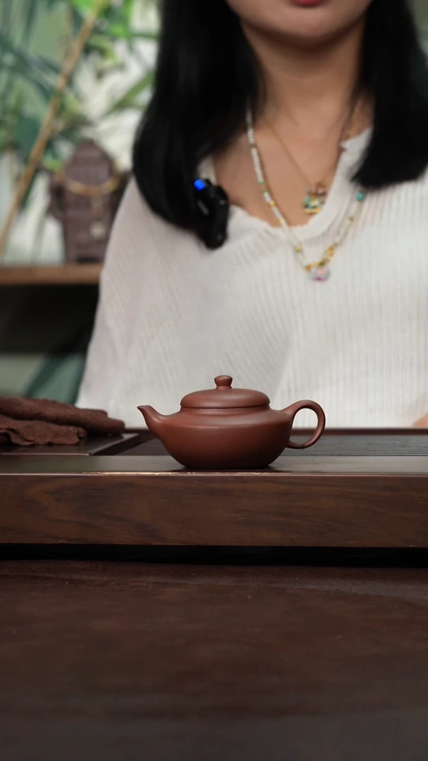茶壶紫砂紫泥小祁连100cc左右