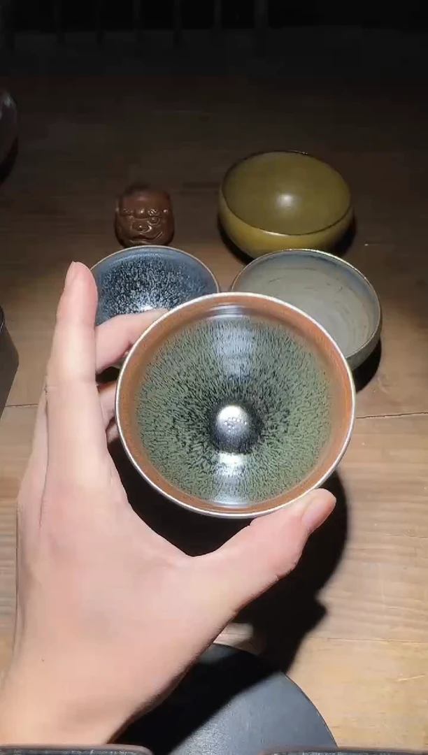 茶盏行云建盏收藏作品