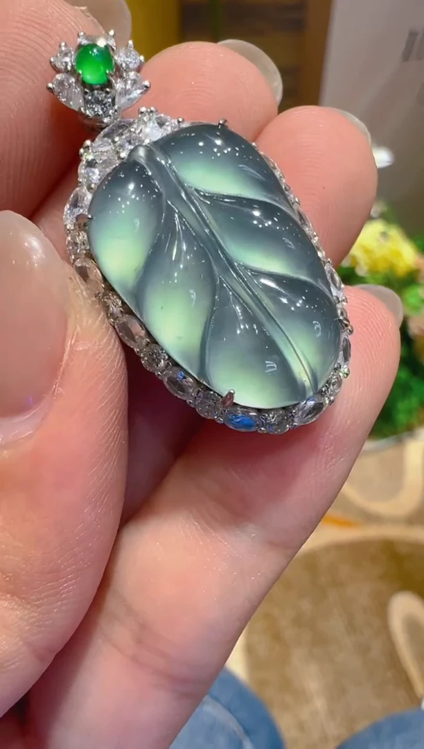 吊坠(不含链)银S925镶嵌翡翠多样性团购发一件