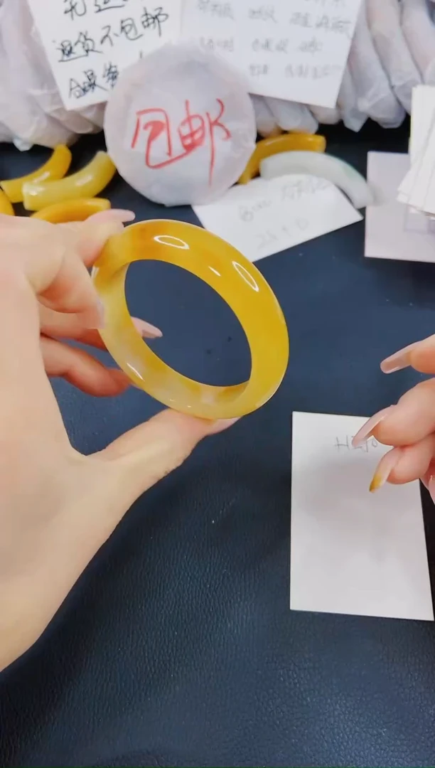 【闪购商品】石英质玉手镯未镶嵌H250-54/55