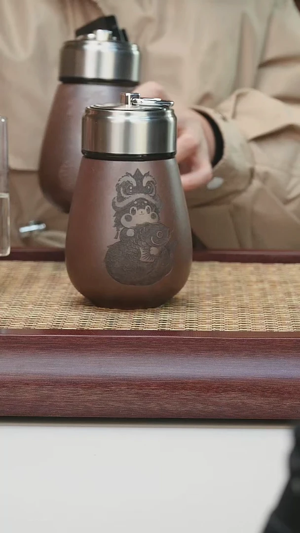 【闪购商品】紫砂茶壶黄龙山紫泥 旅行杯 容量400cc