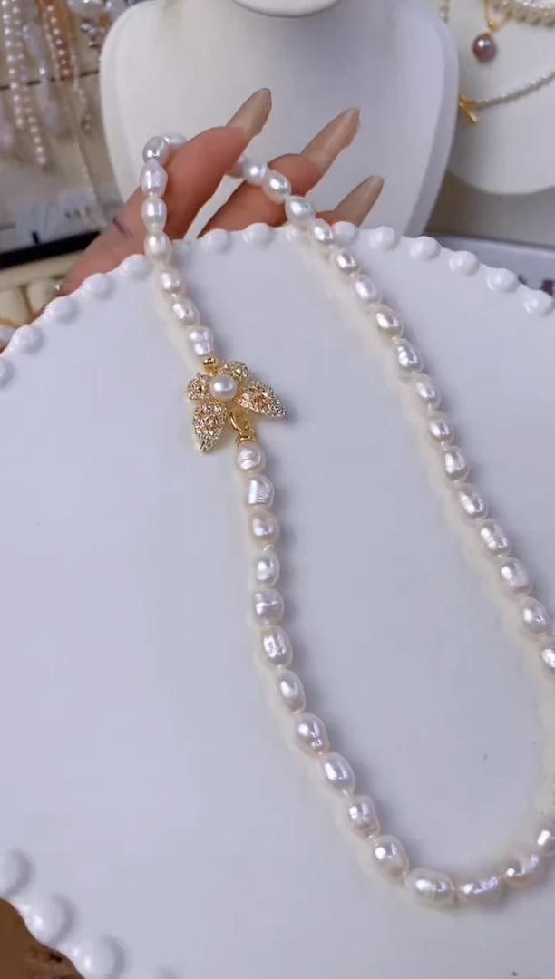 淡水珍珠未镶嵌颈饰X99